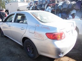 2009 TOYOTA COROLLA LE SILVER 1.8L AT Z17998